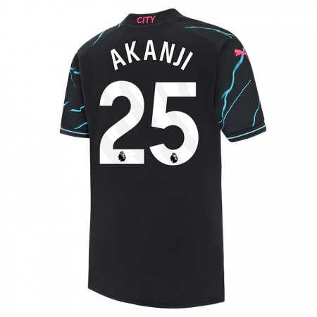 Camisola Manchester City Akanji 25 Equipamento 3ª 2023-24 Manga Curta